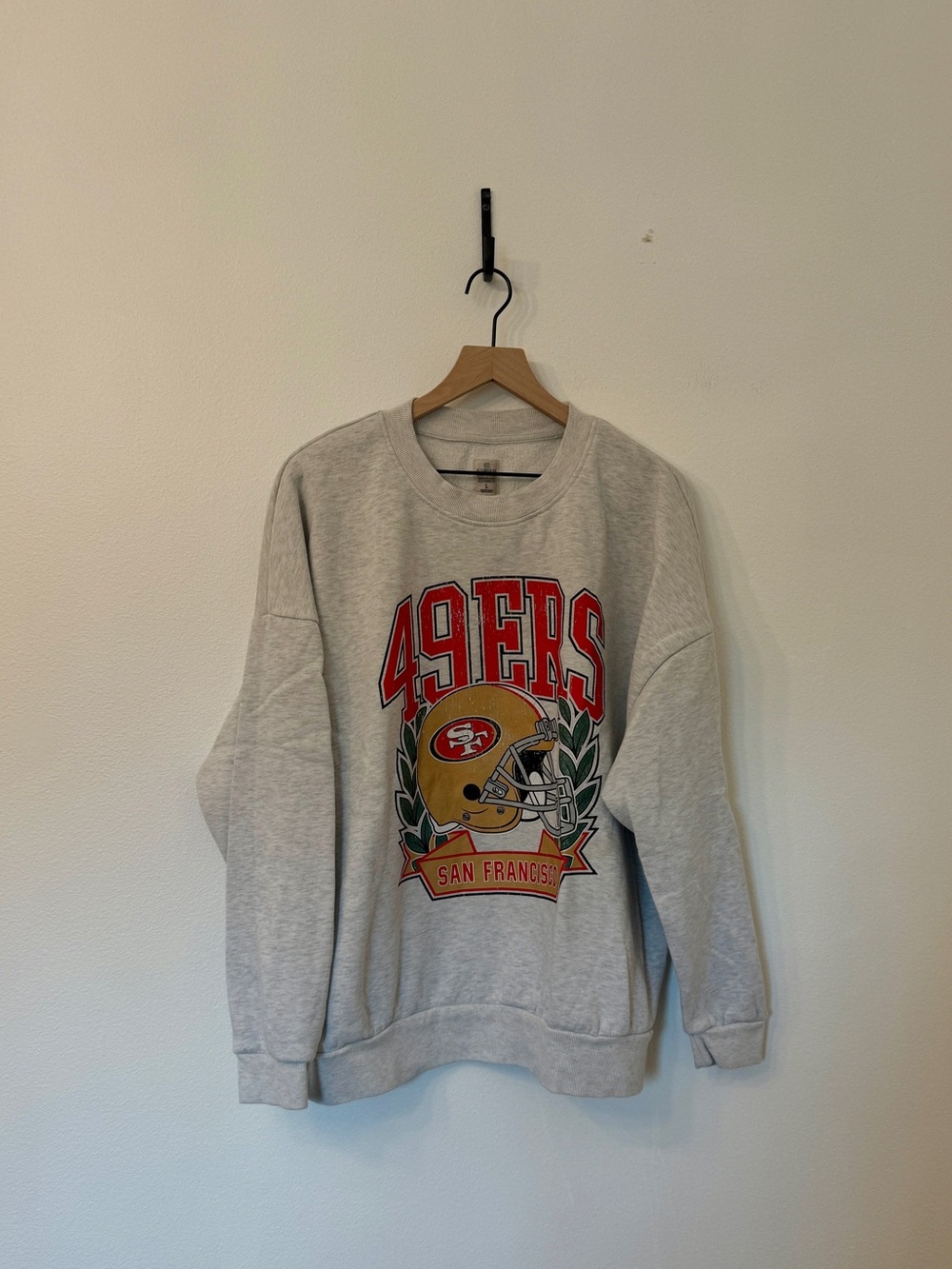 San Francisco 49ers Grey Crewneck Sweatshirt